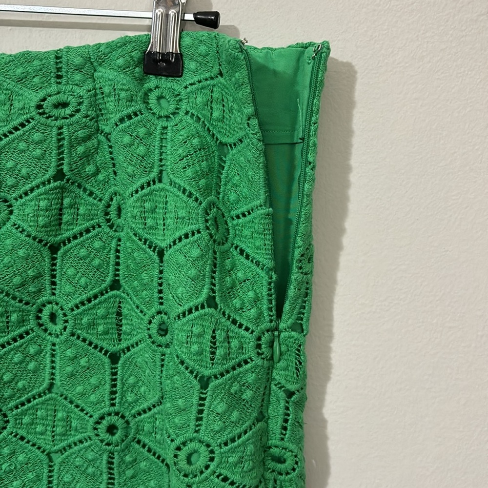Esley Kelly Green‎ Lace Shorts - Size Large 100% Cotton - Picture 3 of 6